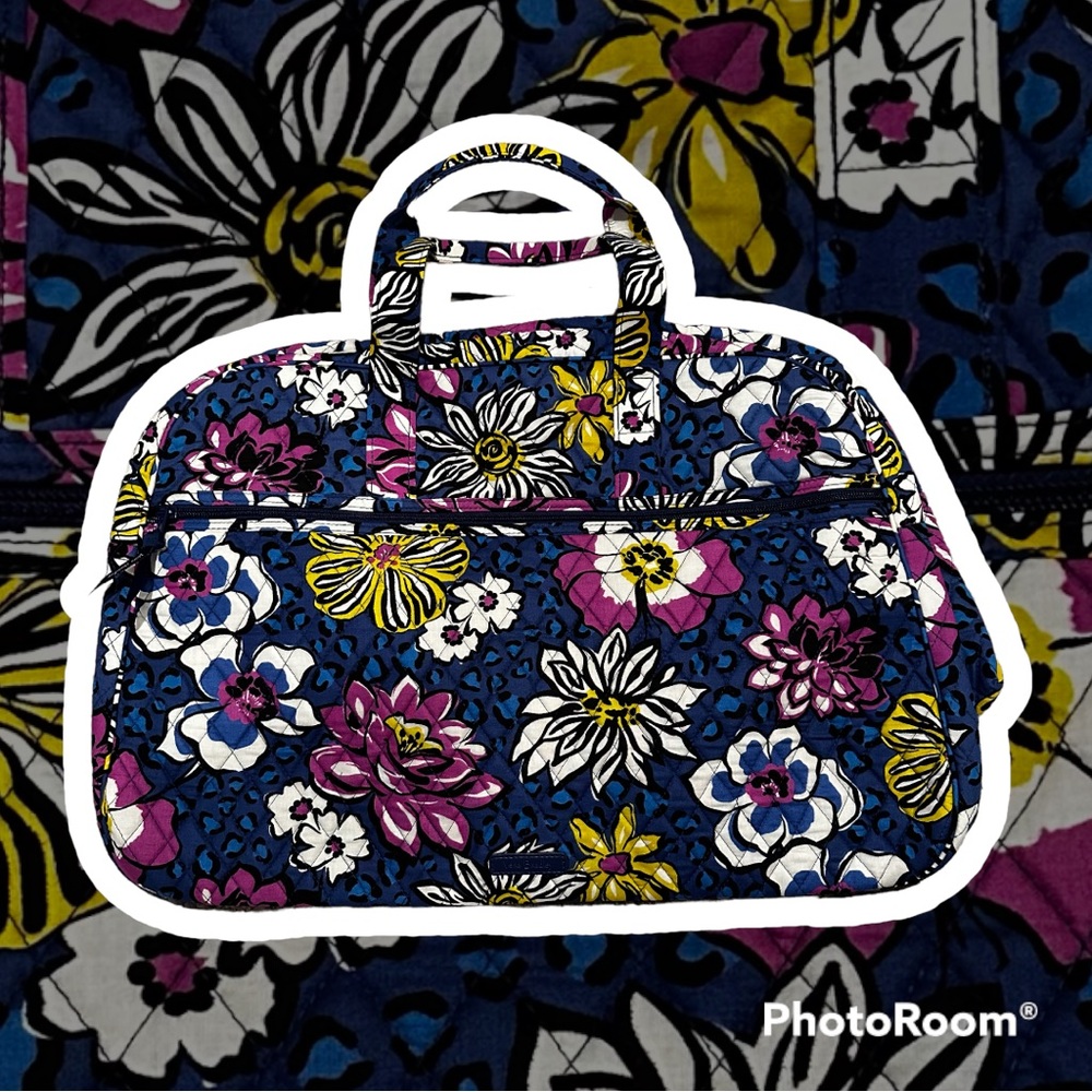 Vera Bradley Grand Traveler Bag African Violet